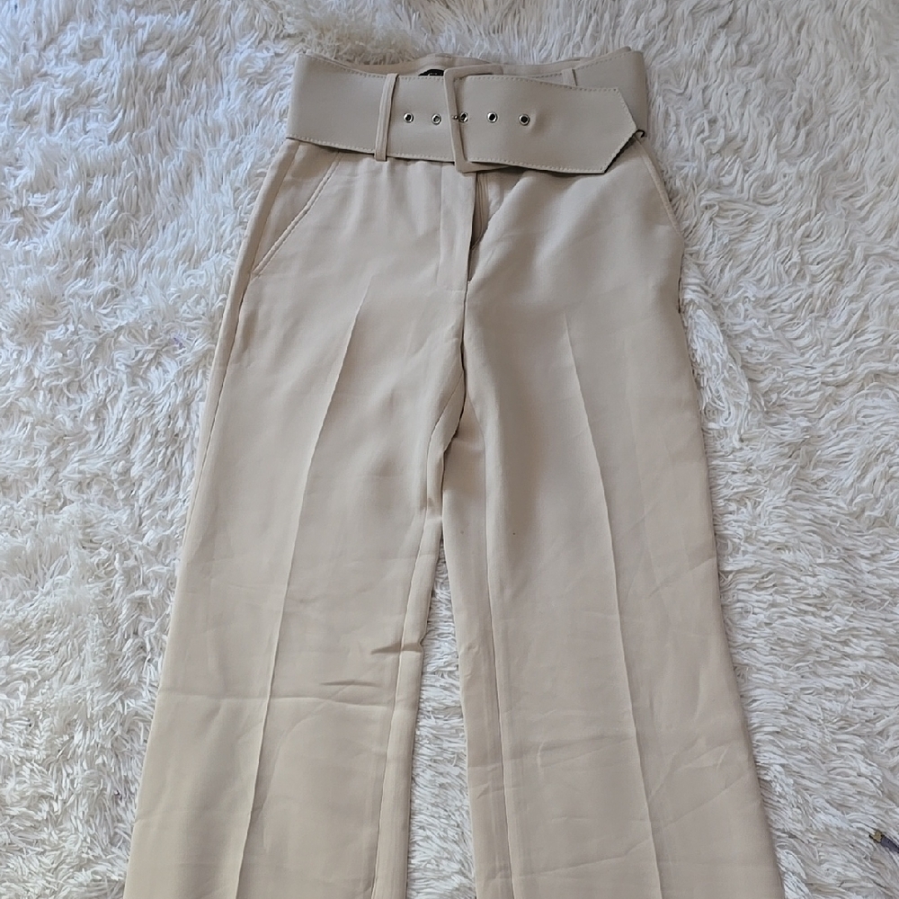 Sandra Angelozzi Women's Beige Pants
